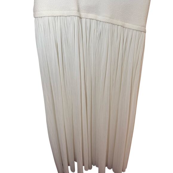 Proenza Schouler White One Shoulder Gown Dress Bridal Modern Minimalist Sz 0 - Picture 4 of 13